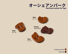 Load image into Gallery viewer, Rainforest Leather Pet Tag
