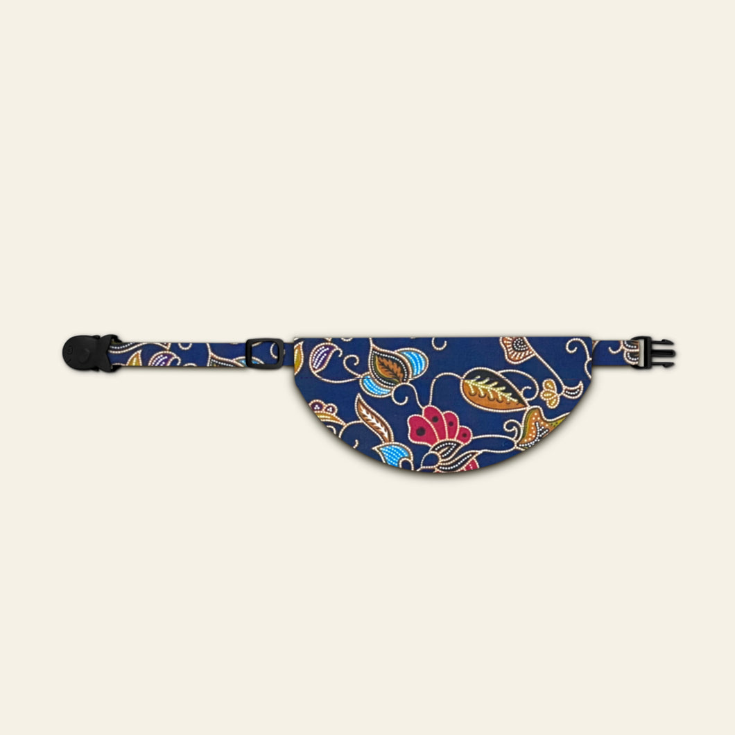 Singapore Airlines Blue (Flight Stewardess) Half Circle Bandana