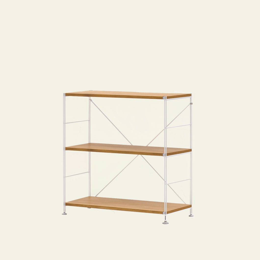 Eucalyptus 3-Tier Organisation Shelf Cherry Oak