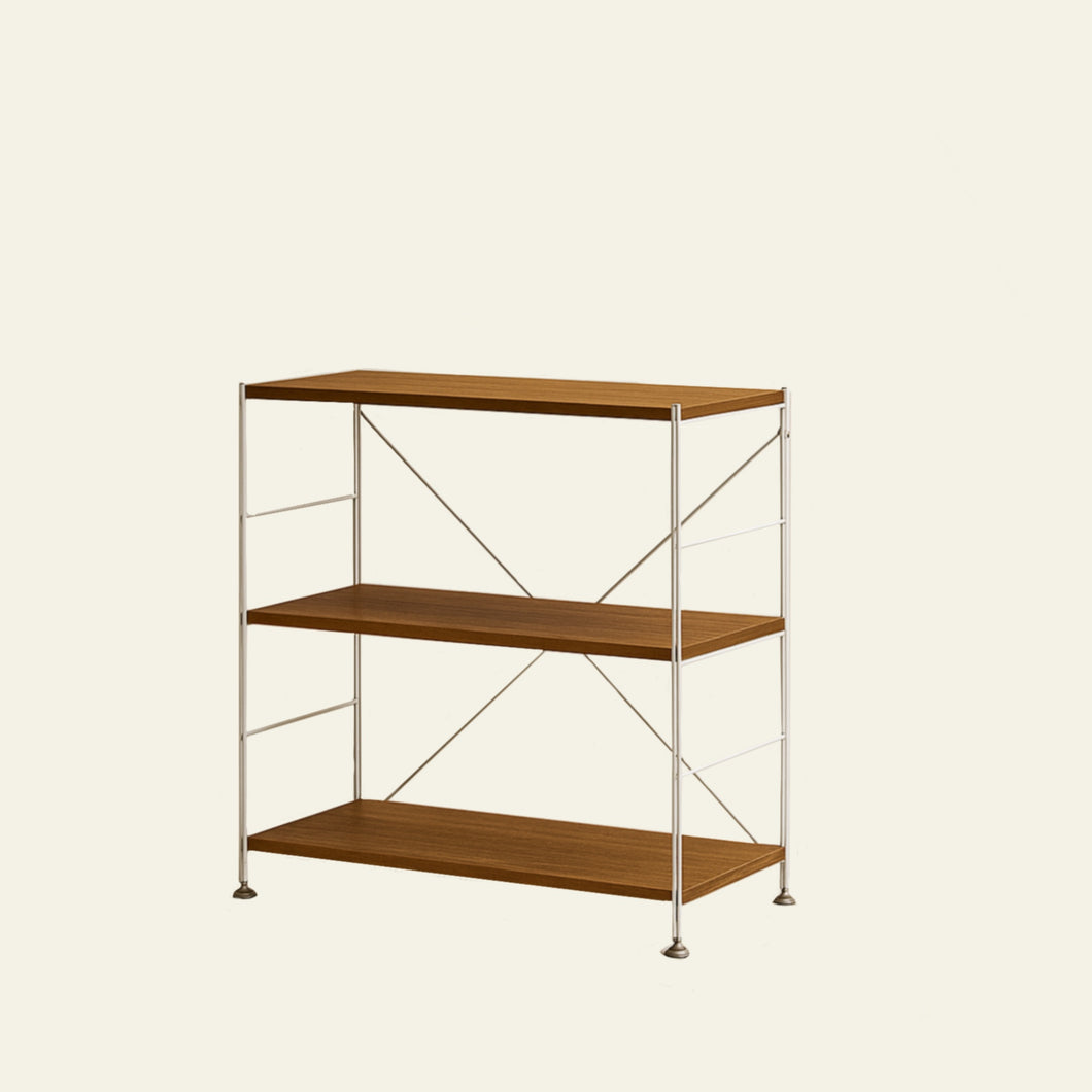 Eucalyptus 3-Tier Organisation Shelf Walnut