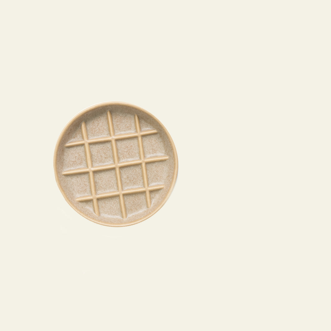 Slow-eating Waffle Plate Khaki