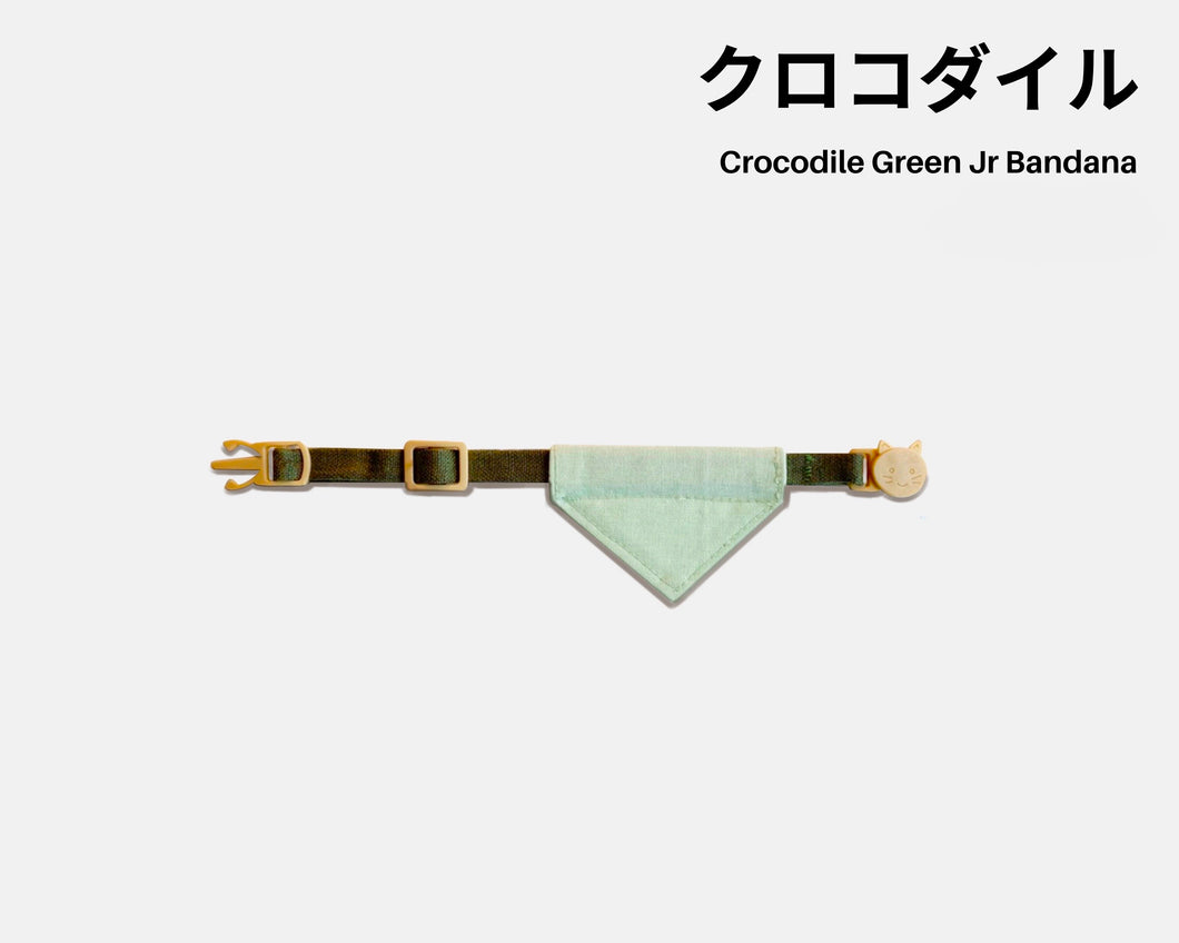 Crocodile Green Junior Bandana Collar