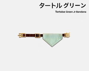 Tortoise Green Junior Bandana Collar