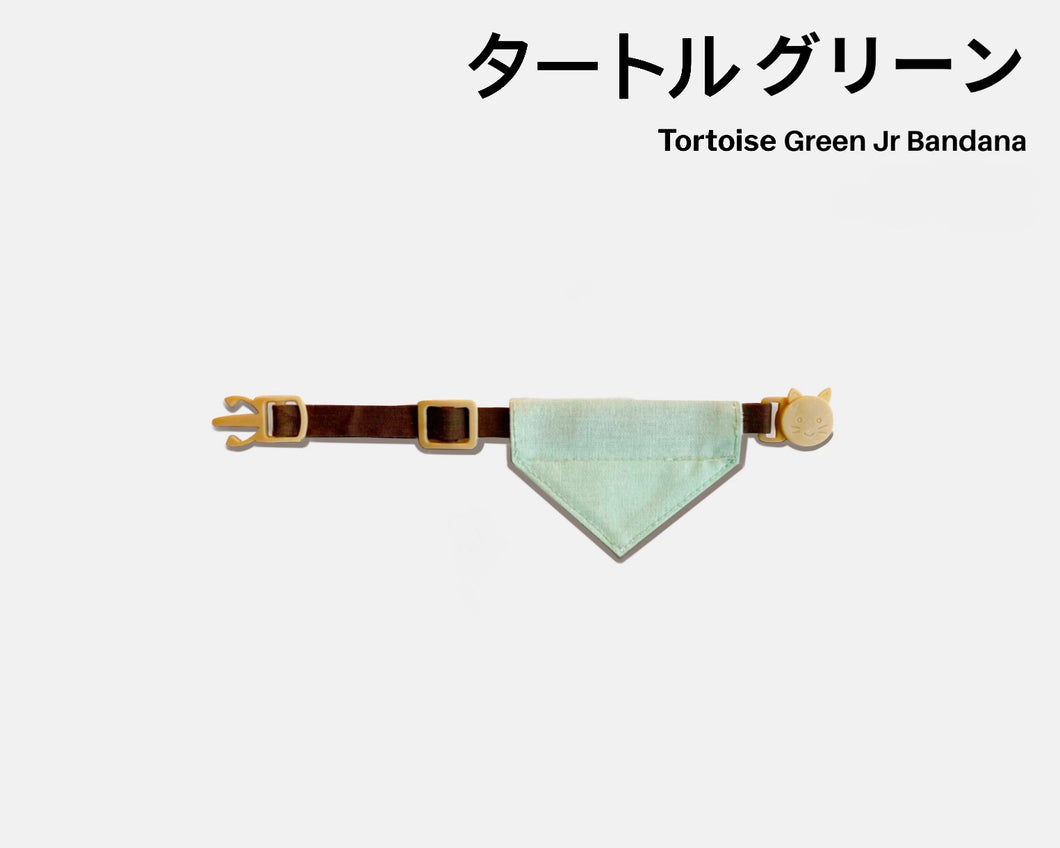 Tortoise Green Junior Bandana Collar