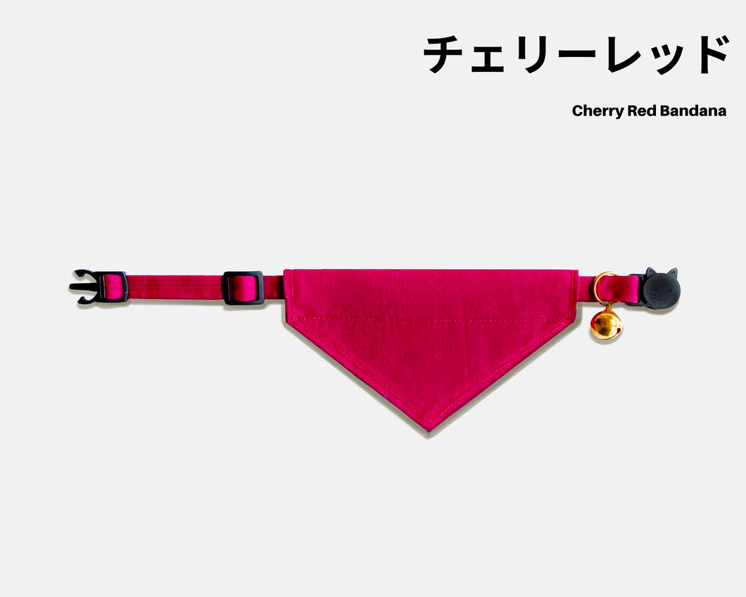 Cherry Red Bandana Collar