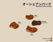 Load image into Gallery viewer, Rainforest Leather Pet Tag
